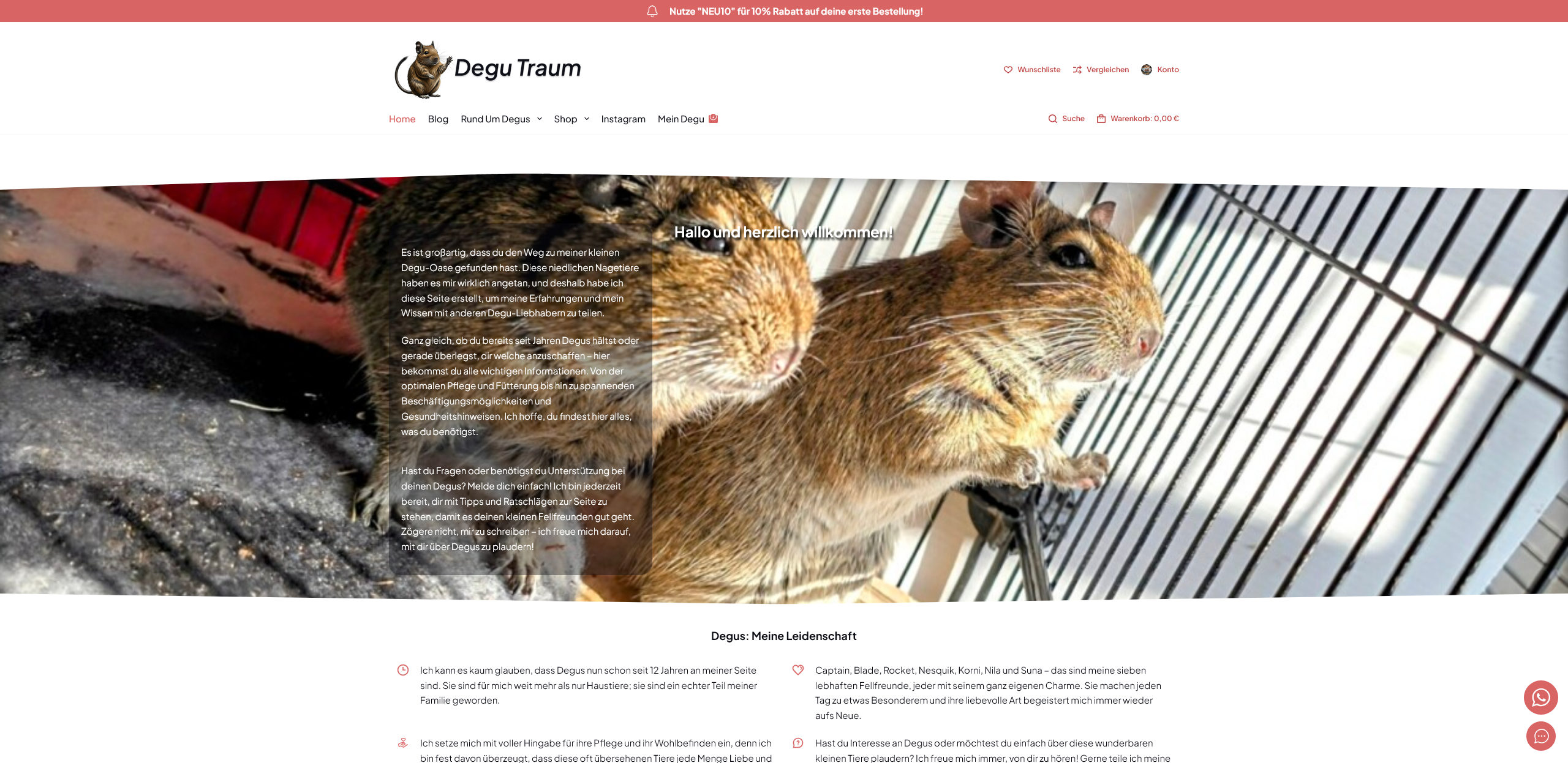 Degu-Traum